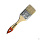 Кисть плоская abcFARBEN 75мм  натуральная щетина деревянная лакированная ручка 4100000190