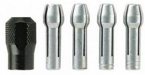Набор 4 цанги + 1муфта 4485 Dremel 2 615 448 532 Набор 4 цанги + 1муфта 4485 Dremel 2 615 448 532