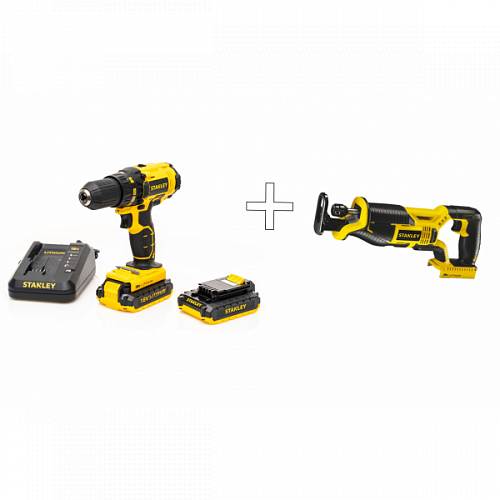 Шуруповерт аккумуляторный STANLEY SCD20S2K + STSC1820 Шуруповерт аккумуляторный STANLEY SCD20S2K + STSC1820