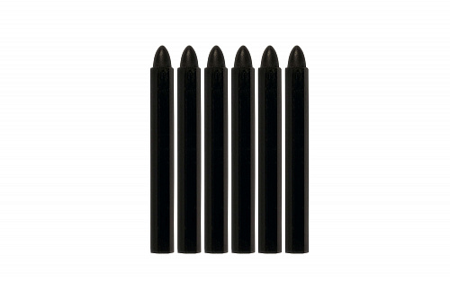 Набор восковых карандашей 6 шт. черные Энкор 3686