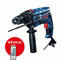 Дрель GSB 16 RE Professional, ударная, с набором сверл CYL-9 Multi Construction  (BOSCH 0.615.990.L2N)