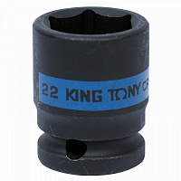 Головка торцевая KING TONY 1/2 22 мм ударная 453522М