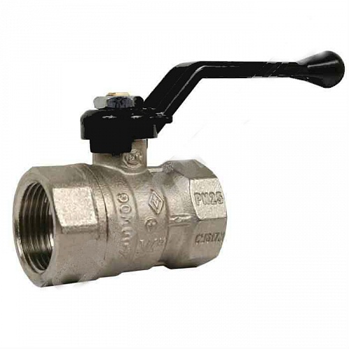 Кран шаровой 1/2" FF рукоятка (24/96) BUGATTI 600 Кран шаровой 1/2" FF рукоятка (24/96) BUGATTI 600