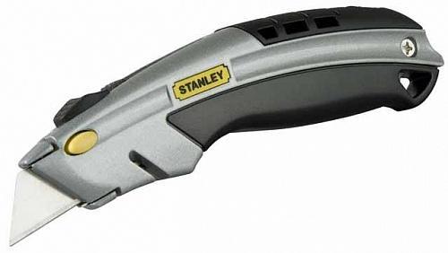 Нож со сменным лезвием трапеция 180мм DYNAGRIP быстро сменный STANLEY 0-10-788 Нож со сменным лезвием трапеция 180мм DYNAGRIP быстро сменный STANLEY 0-10-788