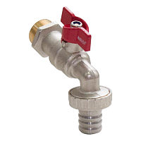 Кран шаровой VALFEX  1/2" водоразборный бабочка (15/120) VF.436.NB.012