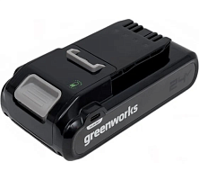 Аккумулятор Greenworks 24 В 4,0 Ач G24B4+ с USB разъемом 2940407