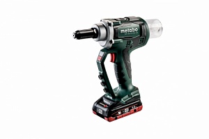 Заклепочный пистолет аккумуляторный Metabo NP 18 LTX BL 5,0 2х4,0Ah 619002800