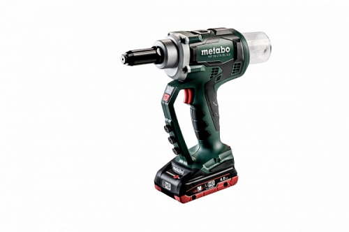 Заклепочный пистолет аккумуляторный Metabo NP 18 LTX BL 5,0 2х4,0Ah 619002800 Заклепочный пистолет аккумуляторный Metabo NP 18 LTX BL 5,0 2х4,0Ah 619002800