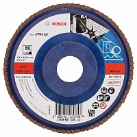 Круг лепестковый 115мм K60 BOSCH Best for Metal 2 608 607 323