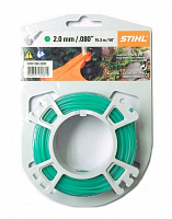 Леска для триммера (2,0 мм; 15,2 м) бесшумные STIHL 0000-930-2416