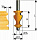 Фреза кромочная фигурная ф28,6 x 41 мм хвостовик 12 мм Энкор 10575