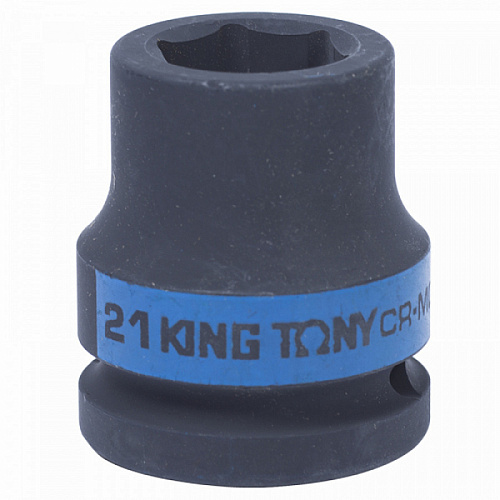 Головка торцевая KING TONY 3/4 21 мм ударная 653521М Головка торцевая KING TONY 3/4 21 мм ударная 653521М
