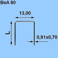 Скобы 80/08 15000 шт. БеА РУС