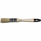Кисть плоская STAYER, светлая натуральная щетина, деревянная ручка, 25мм 0102-025