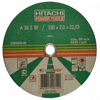 Круг отрезной по металлу 230х2,0х22 Hitachi 23020HR