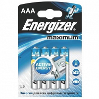 Батарейка AAA Energizer Maximum 4шт 638398