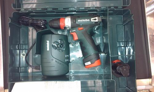 Дрель-шуруповерт Metabo PowerMaxx BS Quick Basic 2.0Ah x2 Case (600156500)