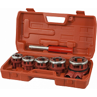 Набор клуппов трубных 3/8"-1/2"-3/4"-1"- 1 1/4" FIT 70005