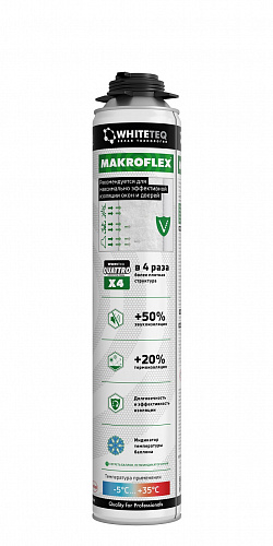 Пена монтажная 750мл проф Макрофлекс Henkel WHITETEQ 760650 Пена монтажная 750мл проф Макрофлекс Henkel WHITETEQ 760650