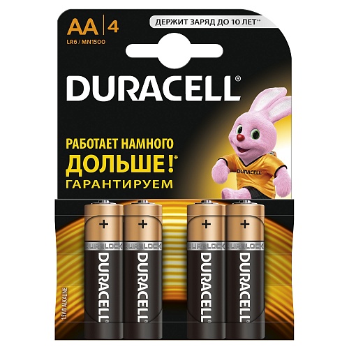 Батарейка AA Duracell LR6-4BL TURBO 4 шт 81480368