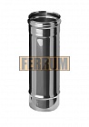 Труба-Дымоход (из нержавеющей стали 0,5 мм) ф130 х0,5м FeFLUES 25216