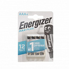 Батарейка Energizer AAА MAX Plus 4шт E92 алкалиновая 082