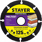 Круг STAYER HM MultiCut ф125х22 универсальный 36860-125