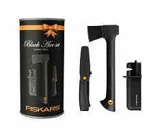 Набор Fiskars в тубусе Топор + нож + точилка 1055139