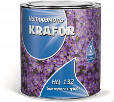 Эмаль Krafor НЦ-132 ГОЛУБАЯ 0,7 кг 26487