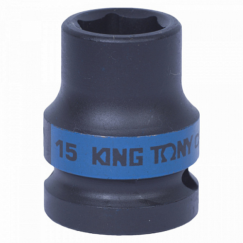 Головка торцевая KING TONY 1/2 15 мм ударная 453515М Головка торцевая KING TONY 1/2 15 мм ударная 453515М