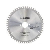 Диск пильный универсальный (190x30 z54) Multimaterial Eco BOSCH 2.608.641.802