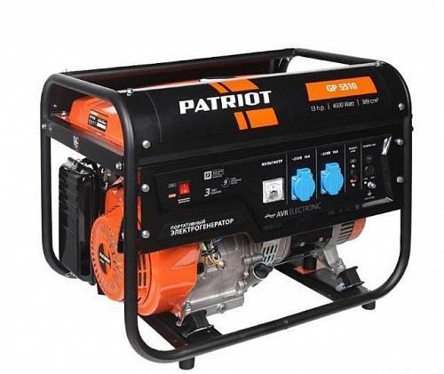 Генератор бензиновый Patriot GP 5510 (474101555) Генератор бензиновый Patriot GP 5510 (474101555)