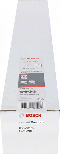 Коронка для железобетона алмазная BOSCH Standard 82 x 450  1 1/4" 2 608 601 739