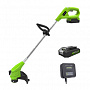 Триммер аккумуляторный Greenworks G24LT25K2 24 В (АКБ 2АЧ и ЗУ) 2107207