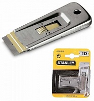 Лезвия для скребка 28-500 10шт STANLEY 0-28-510