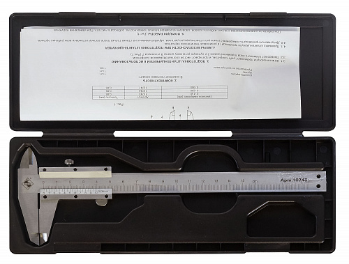 Штангенциркуль с глубинометром Энкор 0-150 мм/0,05 мм 10745