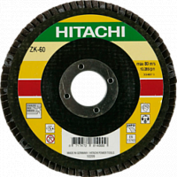 Круг лепестковый Hitachi 115х22 14А 40/Р40 прям. 752581