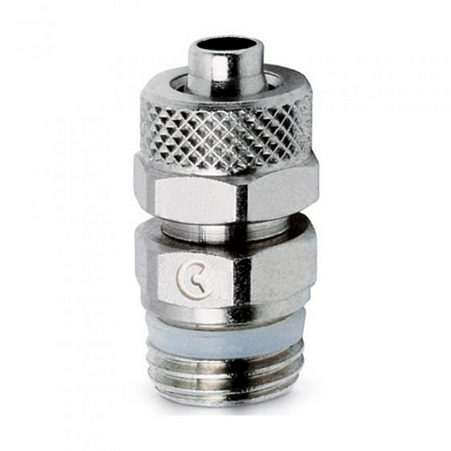 Фитинг накидная гайка прямой Camozzi 1511 10/8-1/8