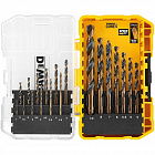 Набор сверл для металла DeWalt Black & Gold 19 шт 