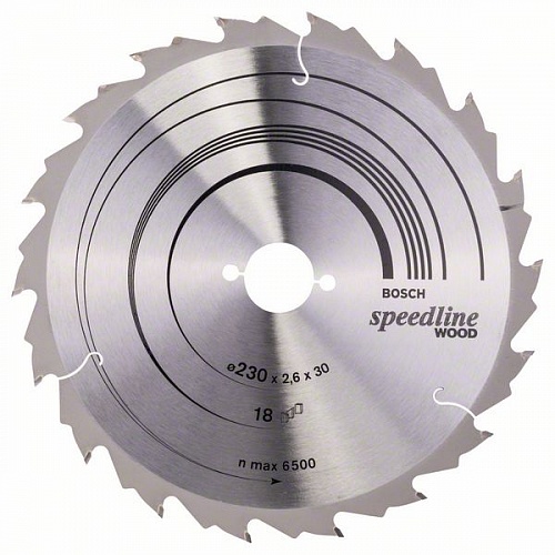 Диск пильный по дереву (230x30 z18) Speedline Wood BOSCH 2.608.640.804 Диск пильный по дереву (230x30 z18) Speedline Wood BOSCH 2.608.640.804