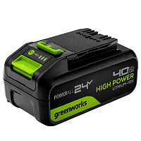 Аккумулятор Greenworks 24 В 4,0 Ач G24HP4 High Power 2958907