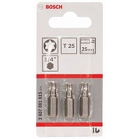 Вставка TORX T 25 25мм XH 3шт 2 607 001 615