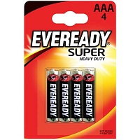 Батарейка ААА SUPER HEAVY DUTY 4шт Energizer 639608