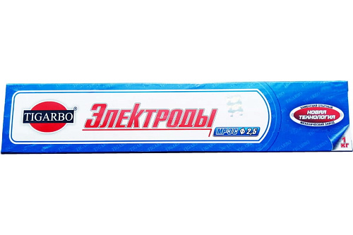 Электроды сварочные TIGARBO МР-3С ф2,5 (пачка 1 кг) Электроды сварочные TIGARBO МР-3С ф2,5 (пачка 1 кг)