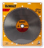 Диск пильный по металлу (355x25,4 z66) DeWalt DT1926-QZ