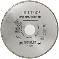 Круг алмазный 125х22 Hilberg Super Metal Correct 502125