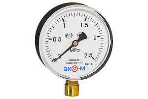 Манометр ЭКОМЕРА МД02-100мм 0..2,5МПа М20*1,5 (Эконом) УТ000005856