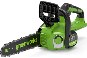 Пила цепная аккумуляторная Greenworks G24CS30 б/щ 2007007