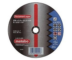 Круг отрезной по металлу Metabo 616126000 230х3,0х22 для алюминия Flexiamant Super 1/25