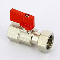 Кран шаровой UNI-FITT 1/2"х1/2" FF с накидной гайкой мини 122N2000